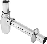 Viega Сифон для раковины бутылочный, цвет : хром 100674
