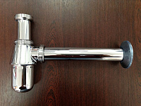 Viega Сифон для раковины бутылочный, цвет : хром 100674