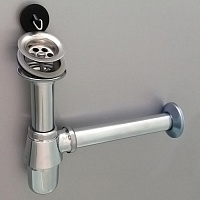 Сифон для раковины Viega  с пробкой 102845