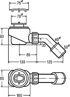 Сифон для поддона Viega Domoplex 364755