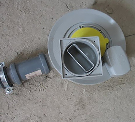 Viega Душевой трап c "сухим затвором" , с металической решеткой 583217