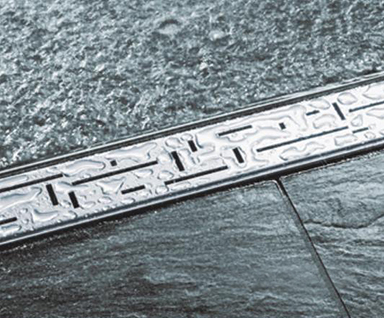 Tece Drainline Декоративная решетка lines для линейного трапа 150 см, цвет: нерж. сталь глянц. 601520