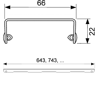Tece Drainline Декоративная решетка lines для линейного трапа 120 см, цвет: нерж. сталь брашир. 601221