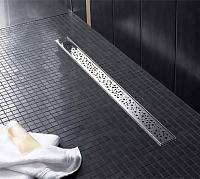 Tece Drainline Декоративная решетка drops для линейного трапа 80 см, цвет: нерж. сталь глянц. 600830