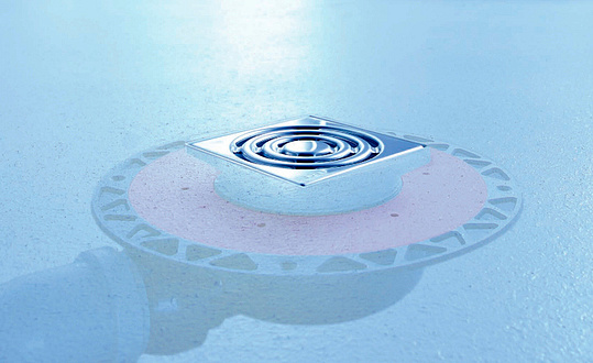 Tece Drainpoint S Трап для душа точечный, низкий, фланец, декоративная вставка, цвет: хром матовый 3601100