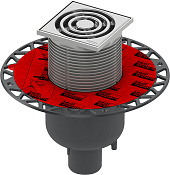 Tece Drainpoint S Трап для душа точечный, универсальный фланец, декор. вставка, цвет: хром матовый 3601300