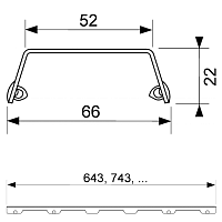 Tece Drainline Декоративная панель steel II для душевого канала 120 см, цвет: нерж. сталь брашир. 601283