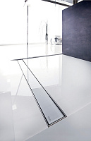 Tece Drainline Стеклянная панель для душевого канала прямая 90 см, цвет: белый глянцевый 600991