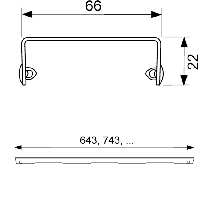 Tece Drainline Декоративная решетка royal для линейного трапа 90 см, цвет: нерж. сталь глянц. 600940