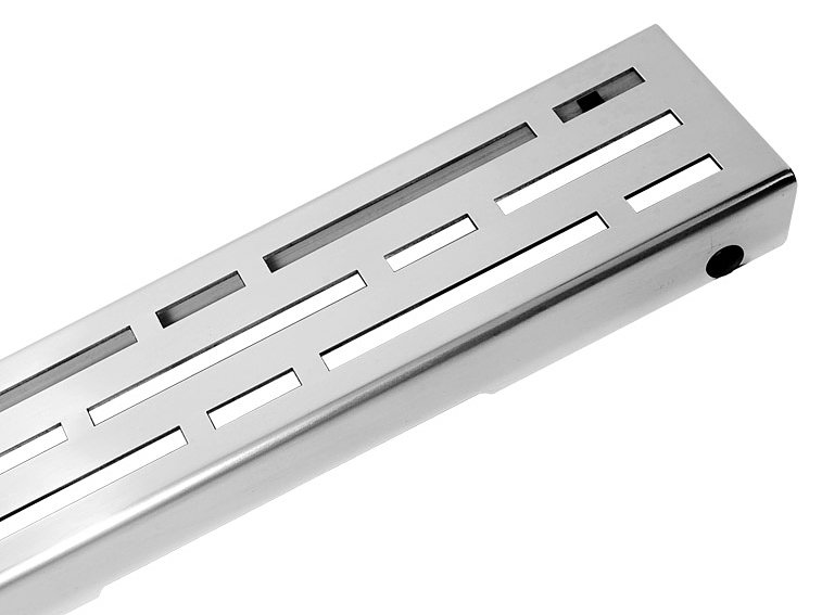 Tece Drainline Декоративная решетка углового трапа basic 90х90 см, цвет: нерж. сталь глянцевая 610910