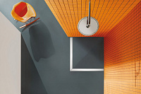 Tece Drainline Угловой канал с гидроизоляционной лентой 120х120 см, цвет: нерж. сталь глянцевая 611200