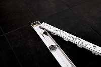 Tece Drainline Декоративная панель steel II для душевого канала 150 см, цвет: нерж. сталь глянцевая 601582