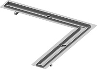 Tece Drainline Угловой канал с гидроизоляционной лентой 90х90 см, цвет: нерж. сталь глянцевая 610900