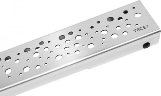 Tece Drainline Декоративная решетка drops для линейного трапа 90 см, цвет: нерж. сталь глянц. 600930