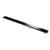 Tece Drainline Стеклянная панель для душевого канала прямая 120 см, цвет: черный глянцевый 601292