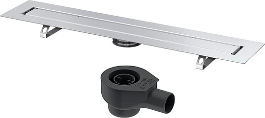 Tece Drainline Дренажный канал для укладки натурального камня 150 см, цвет: нерж. сталь глянцевая 651500