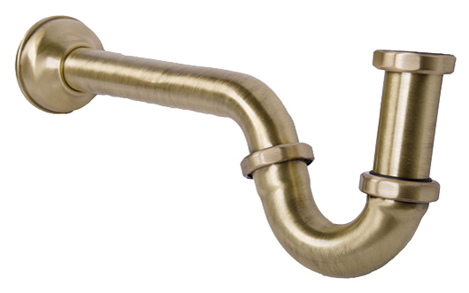 Kerasan Retro Сифон для биде "S" формы, цвет: Bronzo 913393