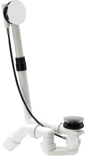 Bette Слив-перелив для ванны, длина троса 56 см.,  цвет: хром B600-901