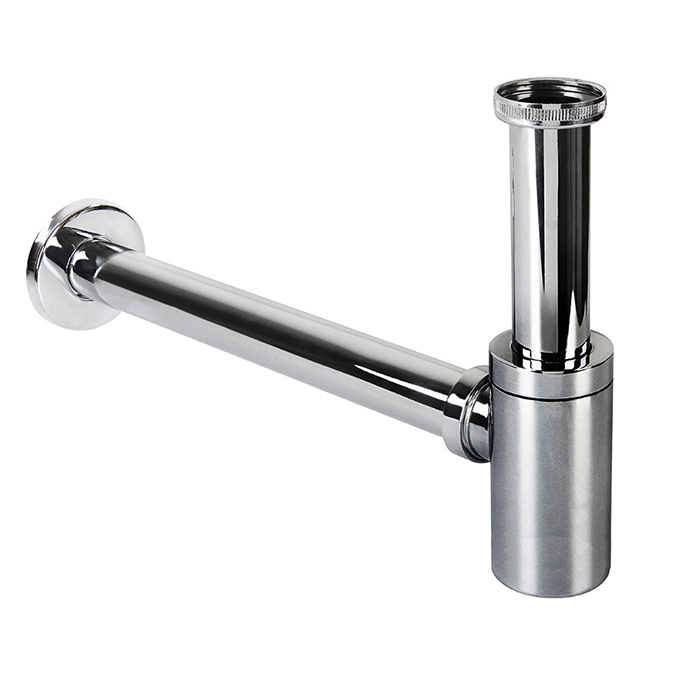 Simas Baden Baden Сифон для биде цилиндрической формы, латунный, цвет: хром глянцевый SIF 125 cr