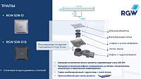 RGW Трап для душа 11х11 47211311-01