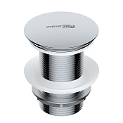 Wasserkraft Донный клапан для раковины, без перелива, цвет: хром A244