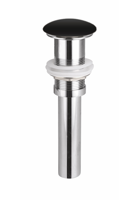 Ceramicanova Донный клапан без перелива, с керамической крышкой, цвет: черный матовый CN2000MB