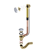 Timo Слив перелив полуавтомат для ванны, цвет хром 8003/00