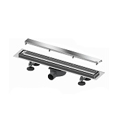 Tece Linus Дренажный канал из нержавеющей стали: основа для плитки tile, решетка steel 70 см 15103079