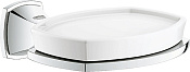 Grohe Grandera Мыльница с керамической чашей, подвесная, цвет: хром 40628000