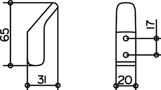 Keuco Collection Moll Крючок для полотенца, подвесной, цвет: хром 12715 010000