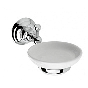 Nicolazzi Accessori Classica Мыльница с керамической чашей, подвесная, цвет: хром 1487CR