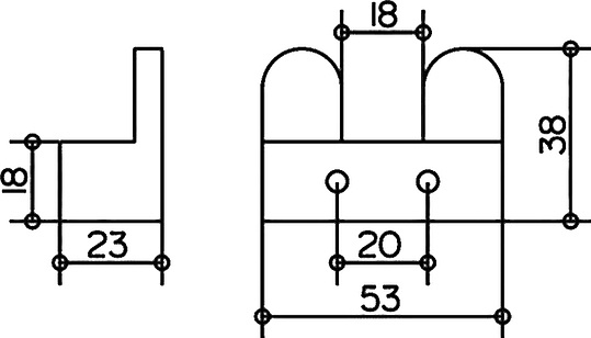 Keuco Edition 300 Крючок двойной, цвет: хром 30015 010000