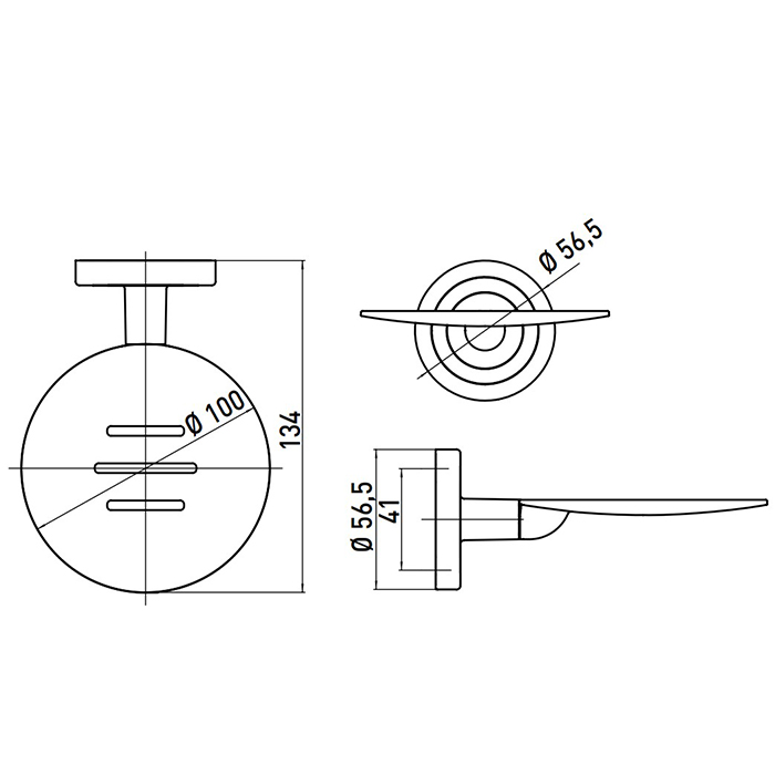 Emco Polo Мыльница подвесная, цвет: хром 0730 001 02