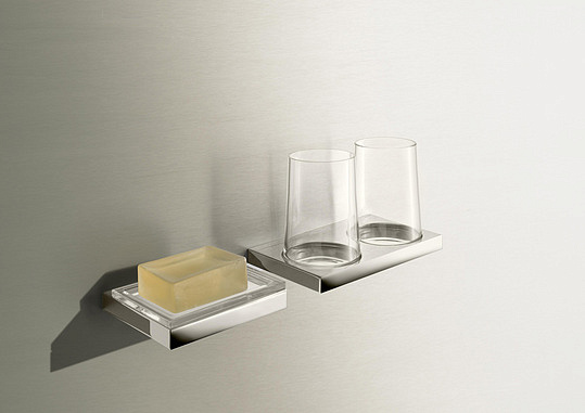 Keuco Edition 11 Мыльница со стеклянной чашей, подвесная, цвет: хром 11155 019000