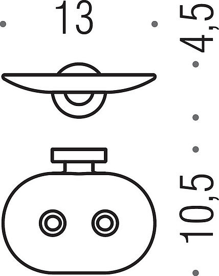 Colombo Design Basic Мыльница подвесная, латунь, цвет: chrome B2781.CR
