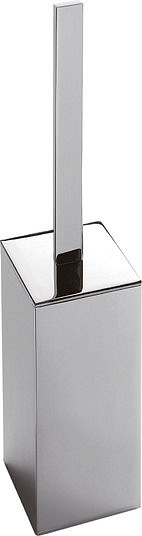 Colombo Design Look Ершик для унитаза напольный, с пластиковой колбой, цвет: chrome B1626.CR