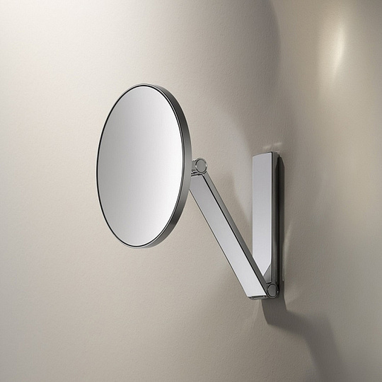 Keuco Kosmetikspiegel Косметическое зеркало iLook_move подвесное, 5-ти кратное увеличение, цвет:хром 17612 010000