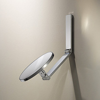 Keuco Kosmetikspiegel Косметическое зеркало iLook_move подвесное, 5-ти кратное увеличение, цвет:хром 17612 010000