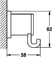 Grohe Allure Крючок для полотенца, подвесной, цвет: хром 40284000
