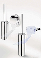 Colombo Design Nordic Ершик для унитаза подвесной, с латунной колбой, цвет: chrome B5207.CR