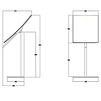 Gessi Inverso/Rettangolo Косметическое зеркало настольное, поворотное, цвет: chrome 20988#031