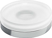 Colombo Design Mini Мыльница настольная со стеклянной чашей, латунь, цвет: chrome B5240.CR-VAN