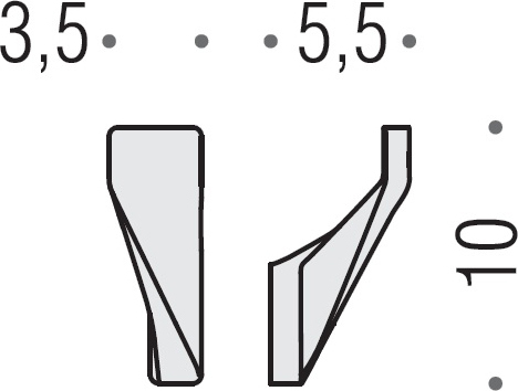 Colombo Design Alize Крючок для полотенец, подвесной, цвет: chrome BAR37.CR