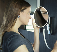 Keuco ILook Move Косметическое зеркало с подсв., подв. 21,2x10,5x31,4h см, цвет: хром 17612 019001