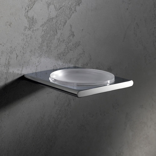 Keuco Edition 400 Мыльница со стеклянной чашей, подвесная, цвет: хром 11555 019000