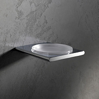 Keuco Edition 400 Мыльница со стеклянной чашей, подвесная, цвет: хром 11555 019000