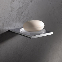 Keuco Edition 400 Мыльница со стеклянной чашей, подвесная, цвет: хром 11555 019000