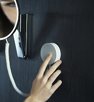 Keuco ILook Move Косметическое зеркало с изменяемой температурой подсветки, подвесное, цвет: хром 17613 019000