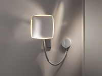 Keuco ILook Move Косметическое зеркало с изменяемой температурой подсветки, подвесное, цвет: хром 17613 019000