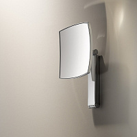 Keuco Kosmetikspiegel Косметическое зеркало iLook_move подвесное, 5-ти кратное увеличение, цвет:хром 17613 010000